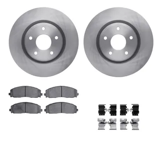 R1 Concepts WFWH1-40096 E- Line Series Brake Rotor W/ Ceramic Brake Pads & Hdw